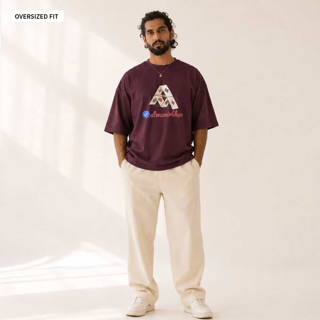 Atmanirbhar - Oversized Tee | Unisex Fit