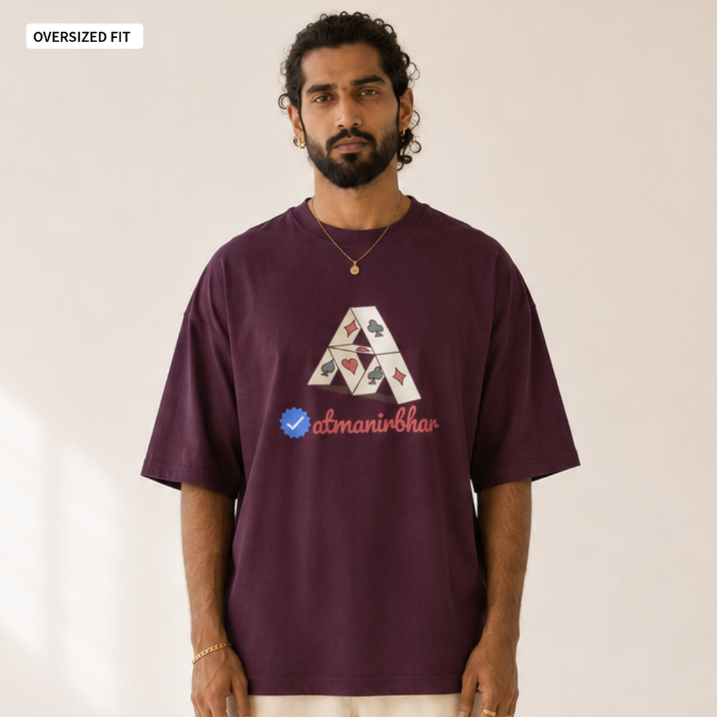 Atmanirbhar - Oversized Tee | Unisex Fit