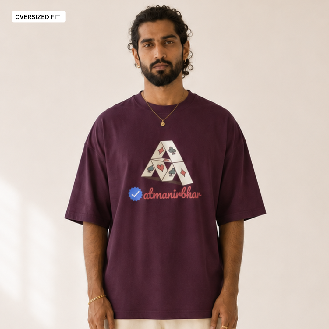 Atmanirbhar - Oversized Tee | Unisex Fit