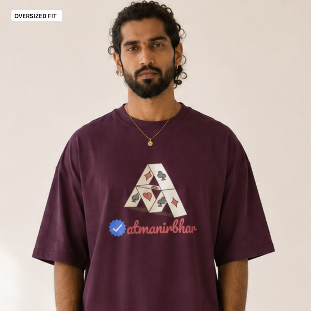 Atmanirbhar - Oversized Tee | Unisex Fit