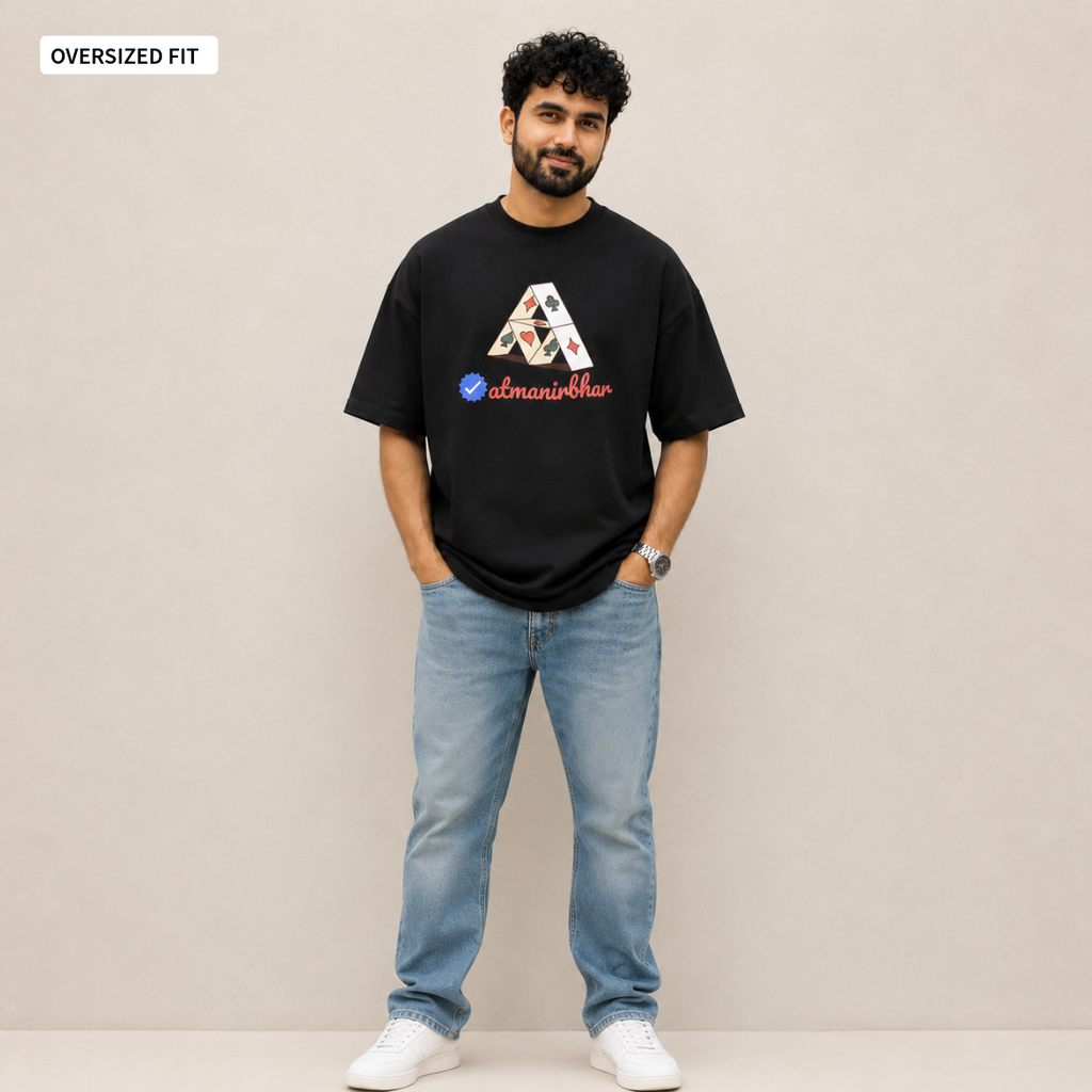 Atmanirbhar - Oversized Tee | Unisex Fit