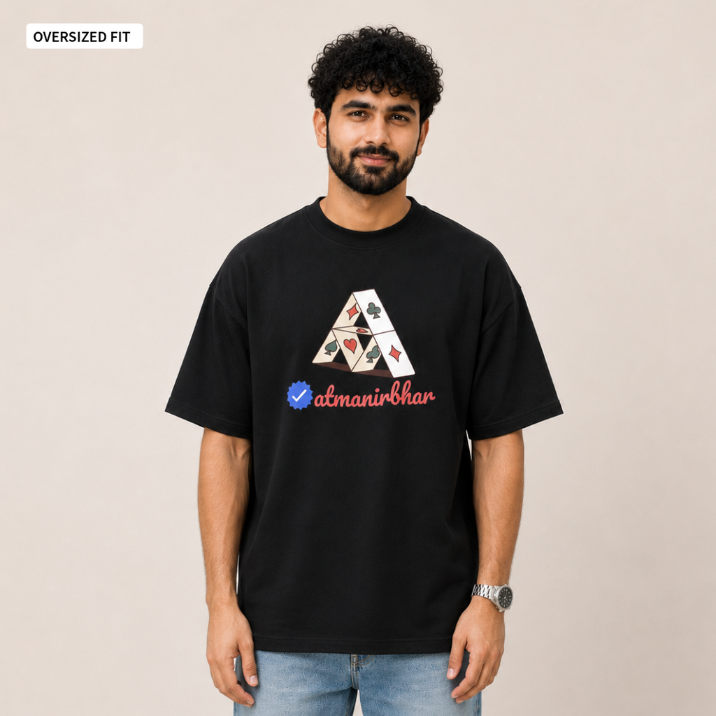 Atmanirbhar - Oversized Tee | Unisex Fit