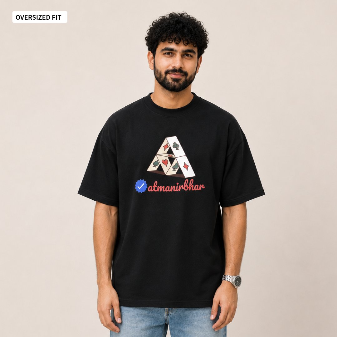 Atmanirbhar - Oversized Tee | Unisex Fit