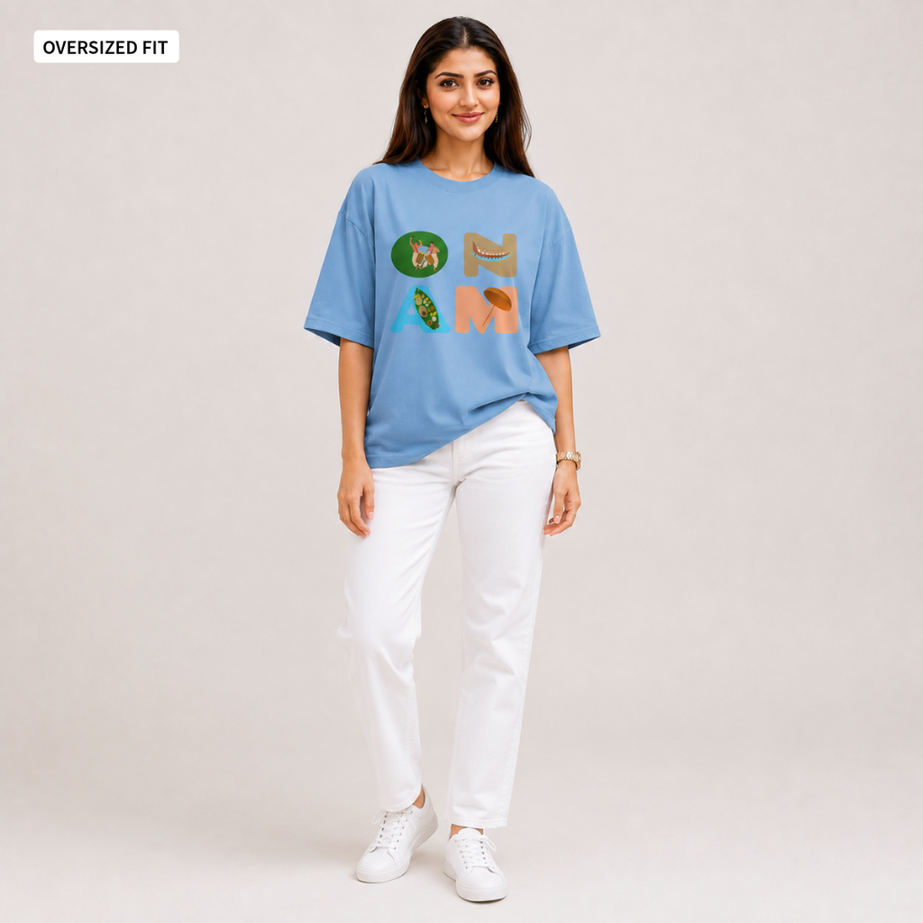 Onam - Oversized Tee | Unisex Fit