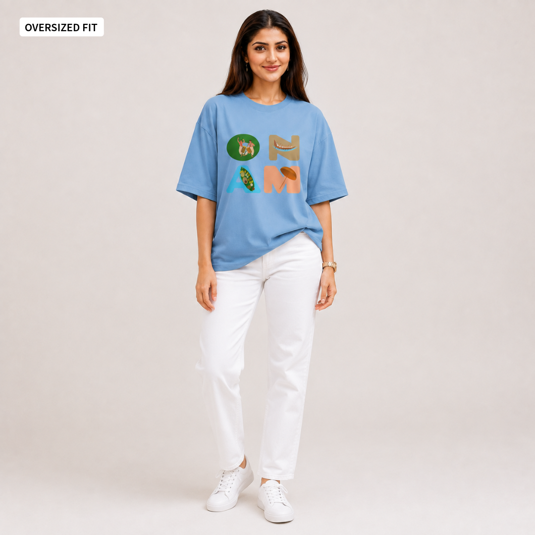 Onam - Oversized Tee | Unisex Fit