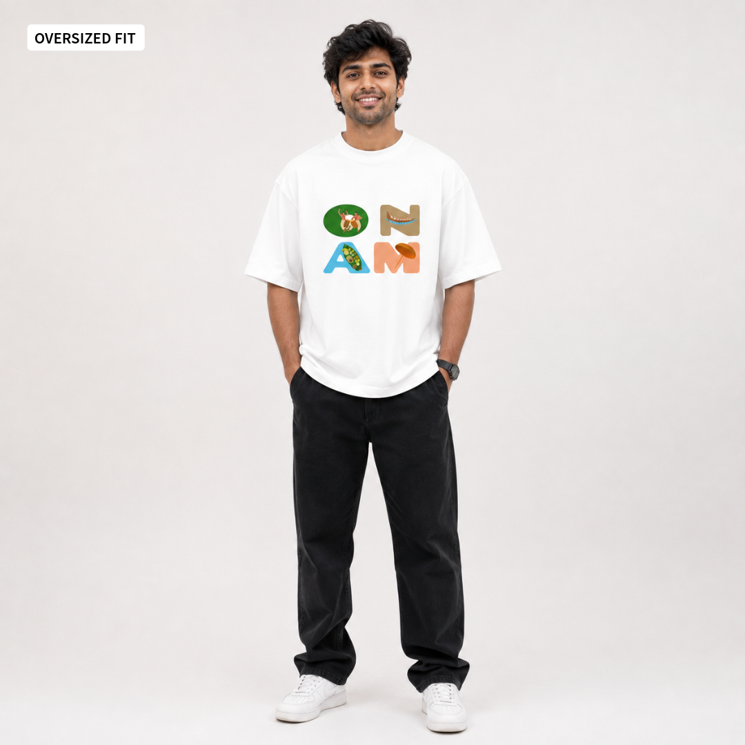 Onam - Oversized Tee | Unisex Fit