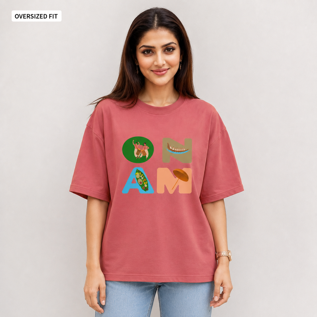 Onam - Oversized Tee | Unisex Fit