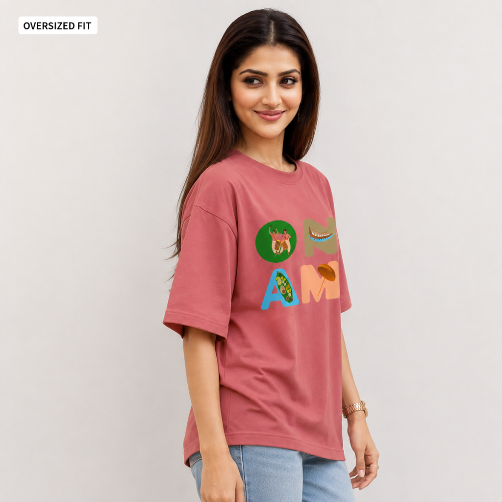 Onam - Oversized Tee | Unisex Fit