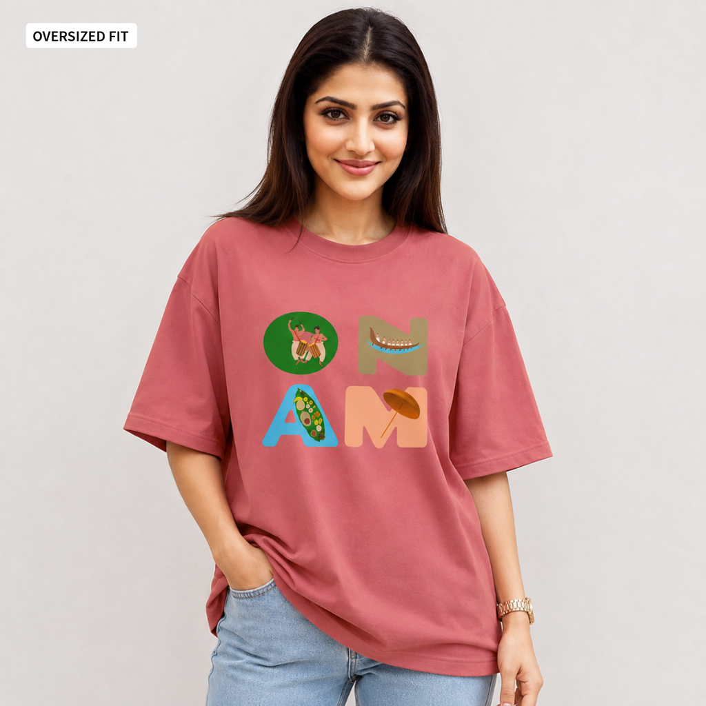 Onam - Oversized Tee | Unisex Fit
