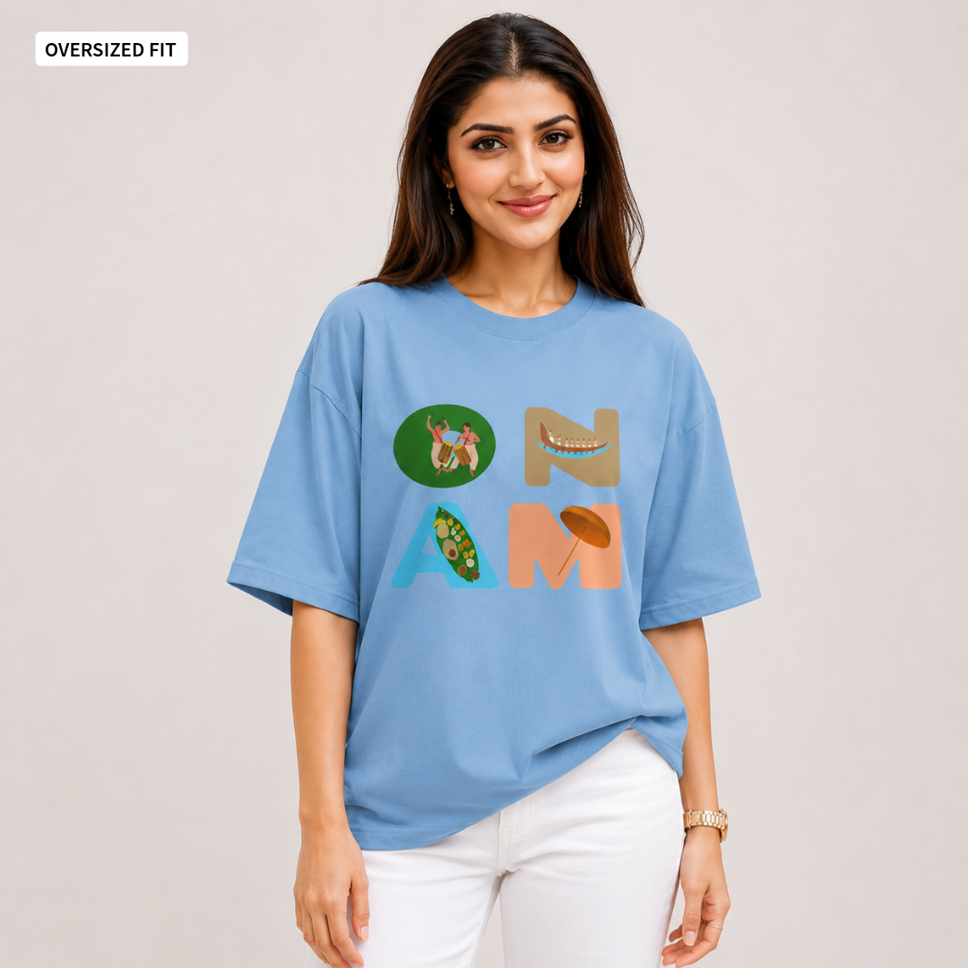 Onam - Oversized Tee | Unisex Fit