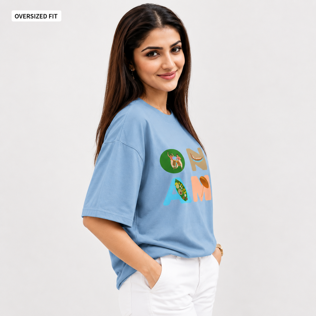 Onam - Oversized Tee | Unisex Fit