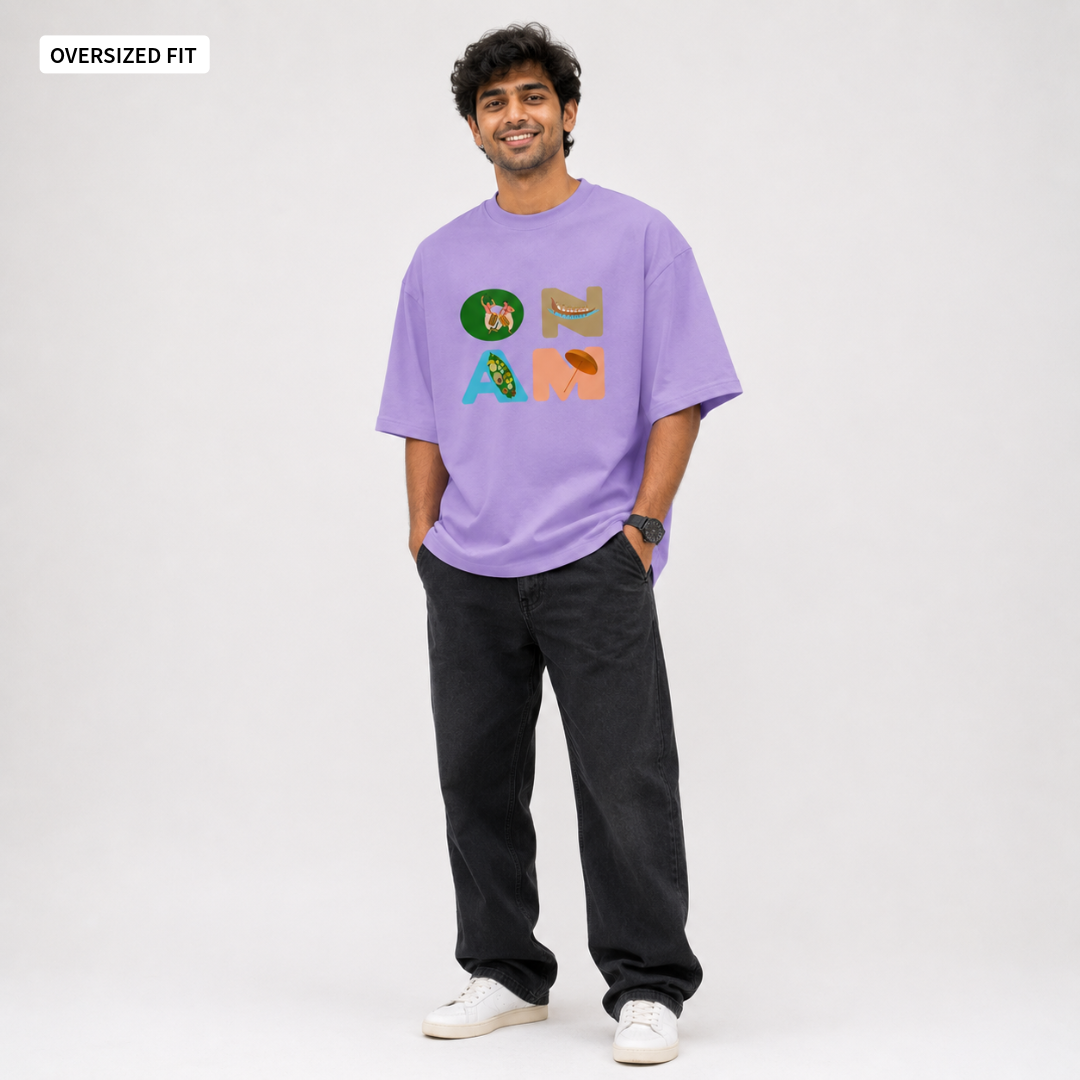 Onam - Oversized Tee | Unisex Fit