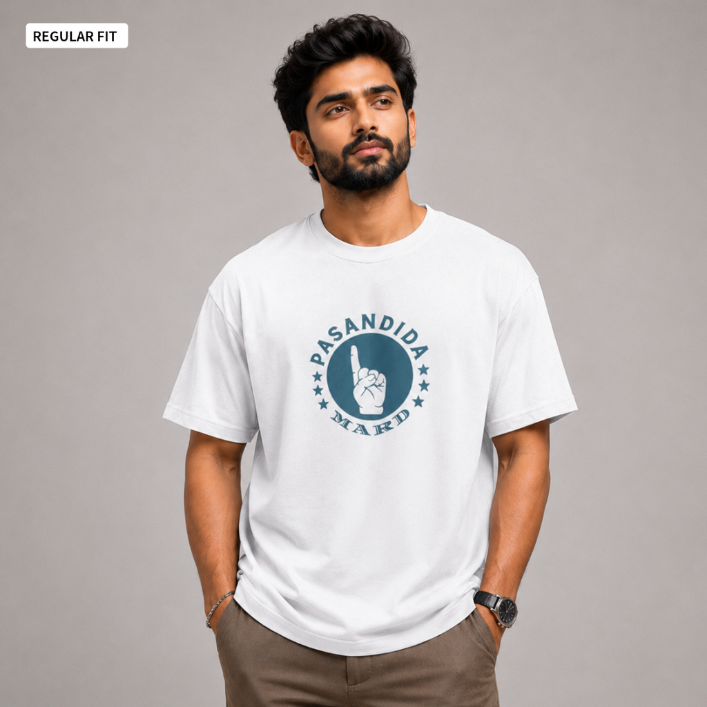 Pasandida Mard - Round Neck Tee | Unisex Fit