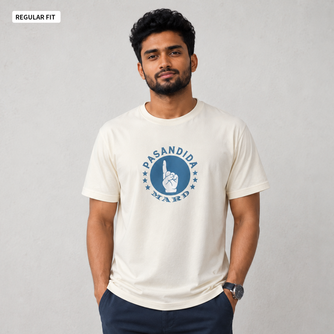 Pasandida Mard - Round Neck Tee | Unisex Fit