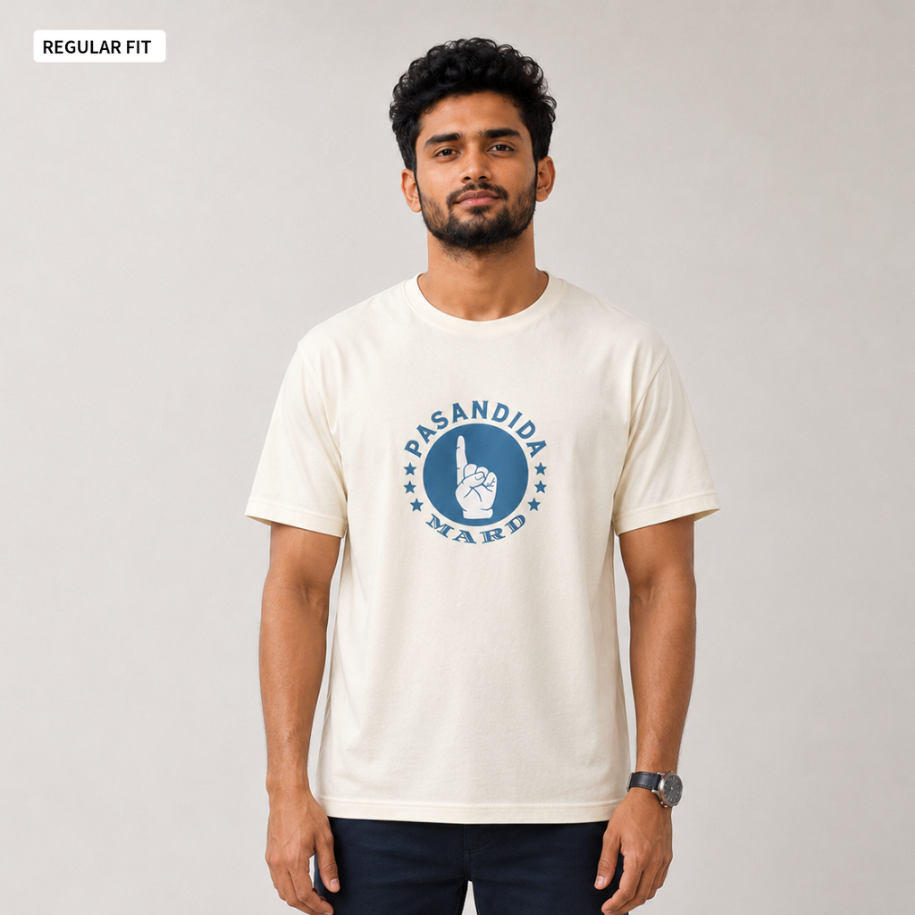 Pasandida Mard - Round Neck Tee | Unisex Fit