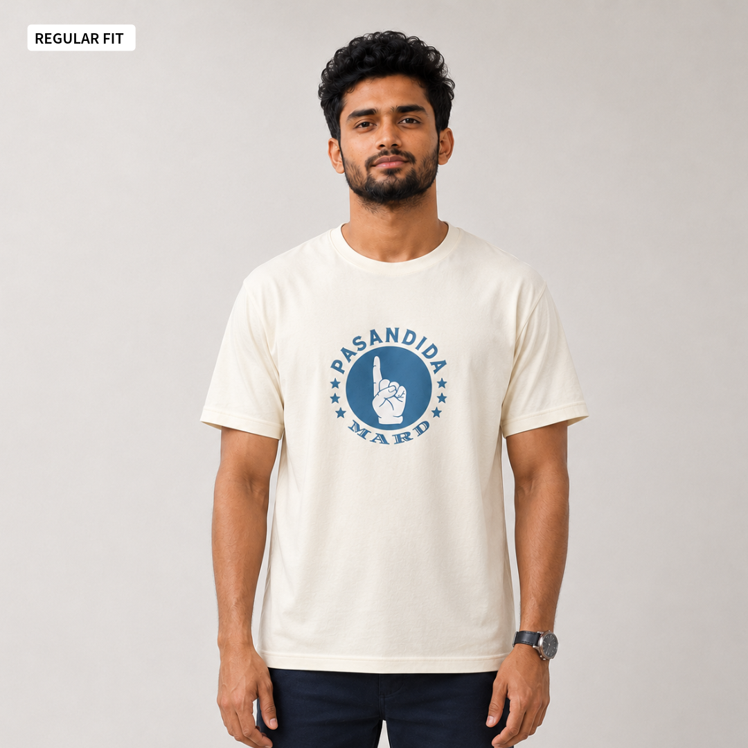 Pasandida Mard - Round Neck Tee | Unisex Fit