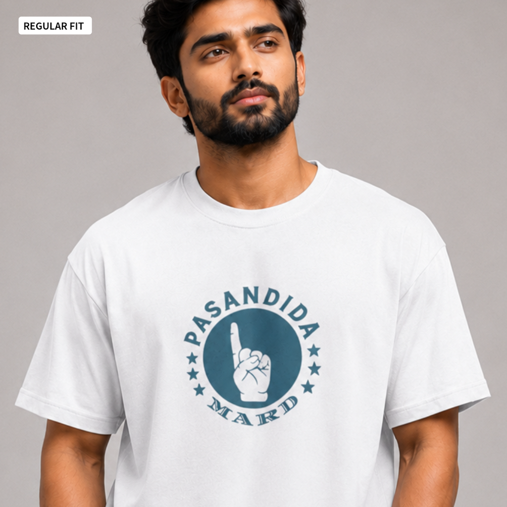 Pasandida Mard - Round Neck Tee | Unisex Fit