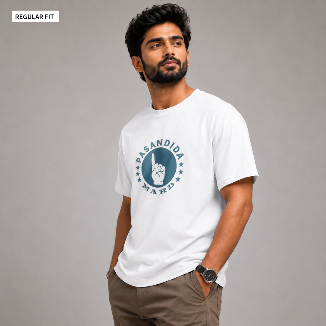 Pasandida Mard - Round Neck Tee | Unisex Fit