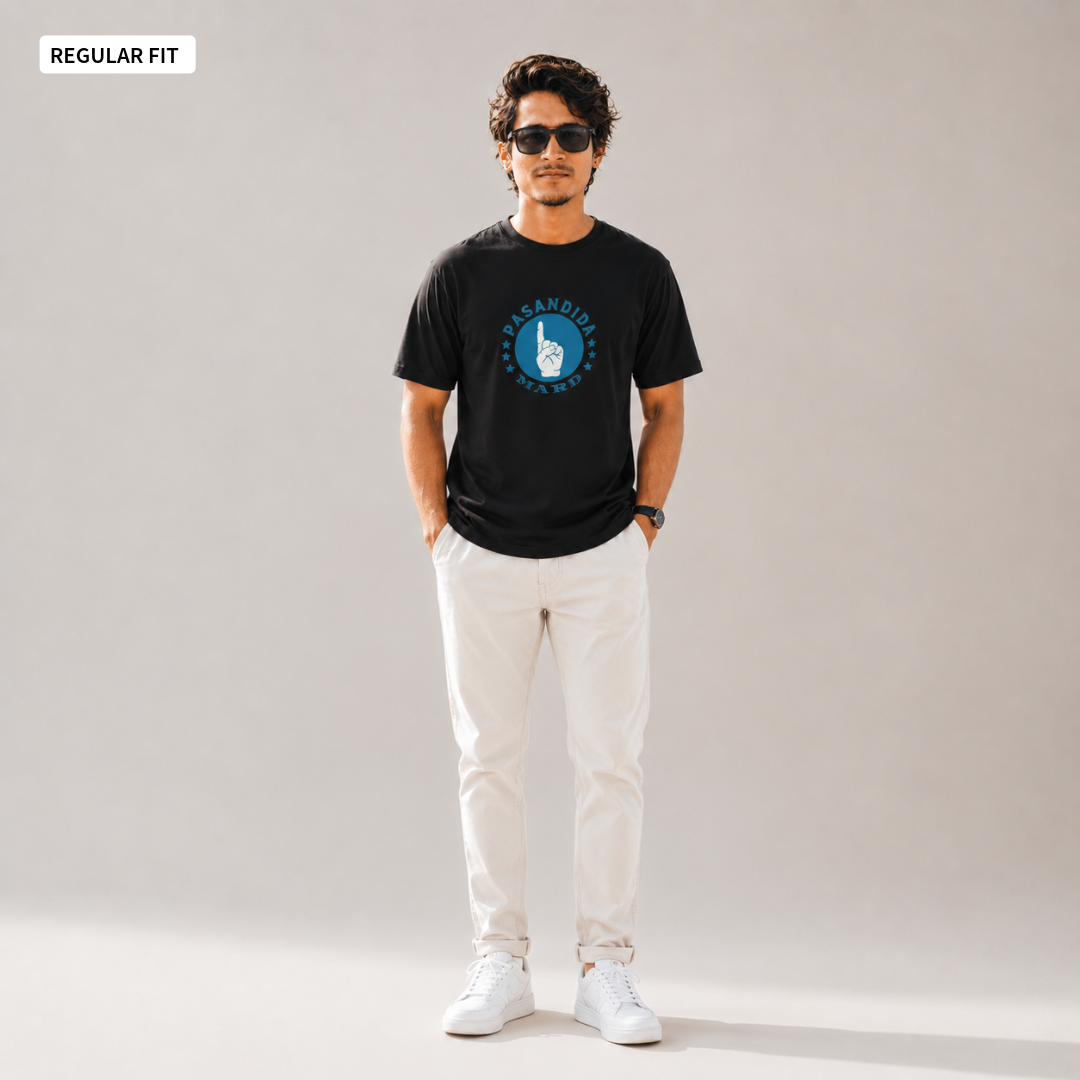 Pasandida Mard - Round Neck Tee | Unisex Fit