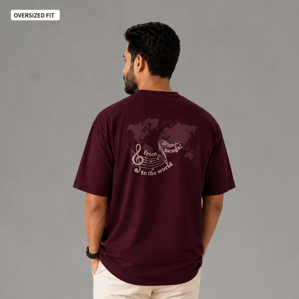 Rabindrasangeet - Oversized Tee | Unisex Fit