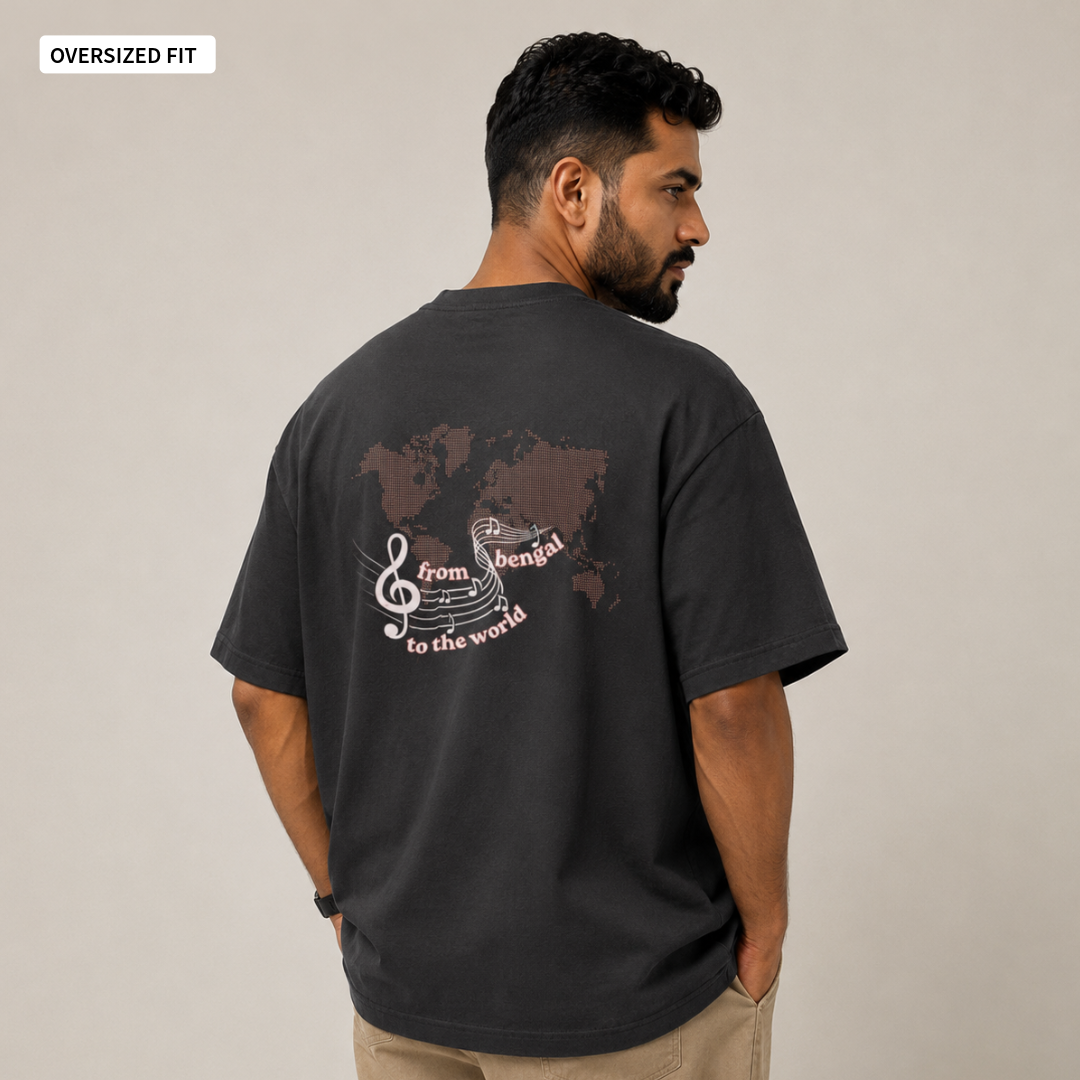 Rabindrasangeet - Oversized Tee | Unisex Fit