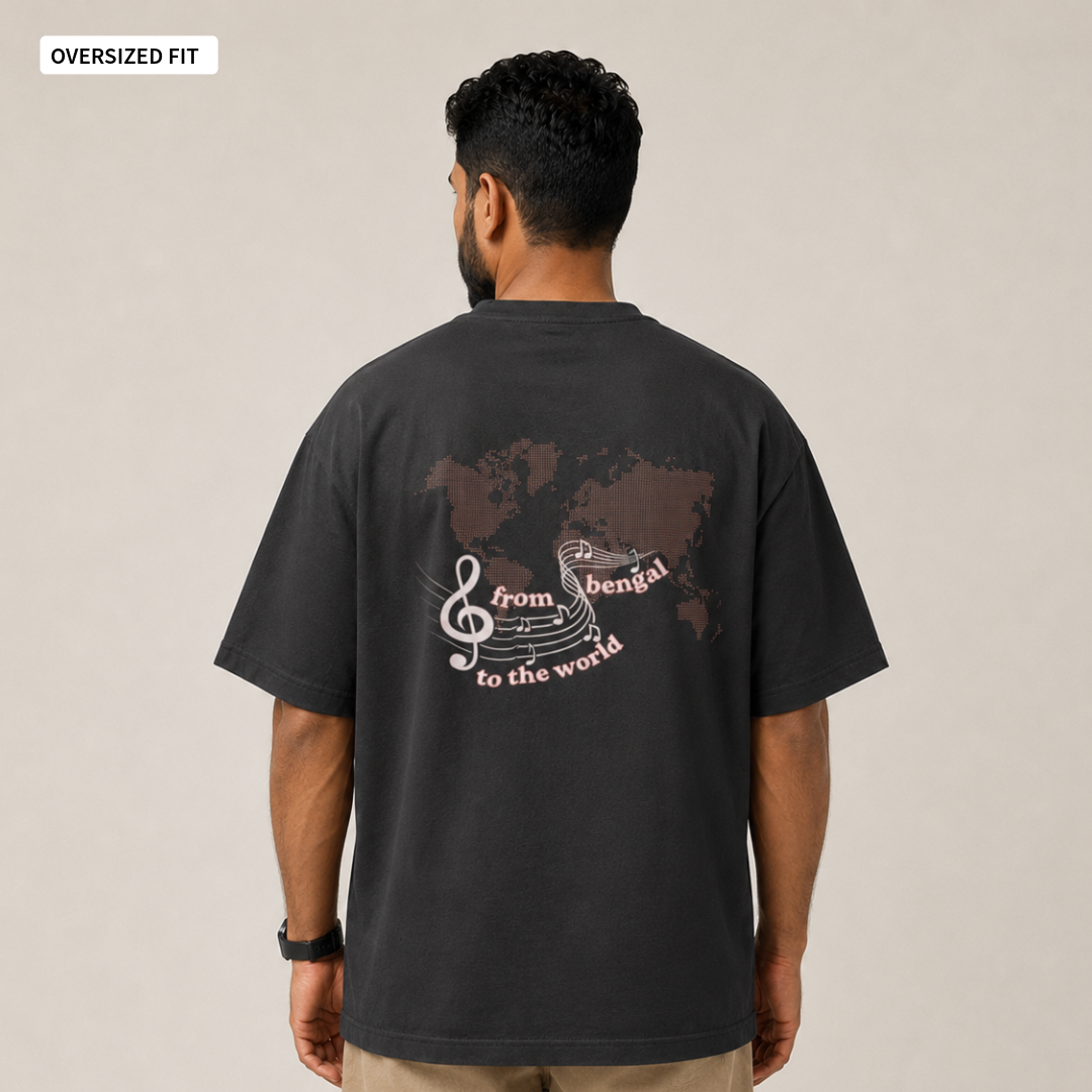 Rabindrasangeet - Oversized Tee | Unisex Fit