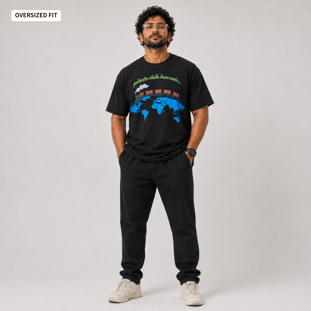 Railways - Oversized Tee | Unisex Fit