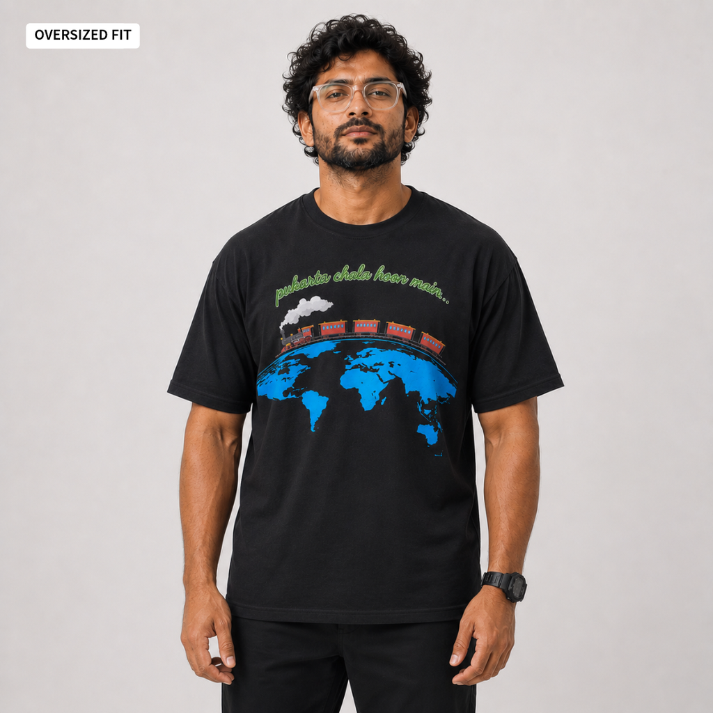 Railways - Oversized Tee | Unisex Fit