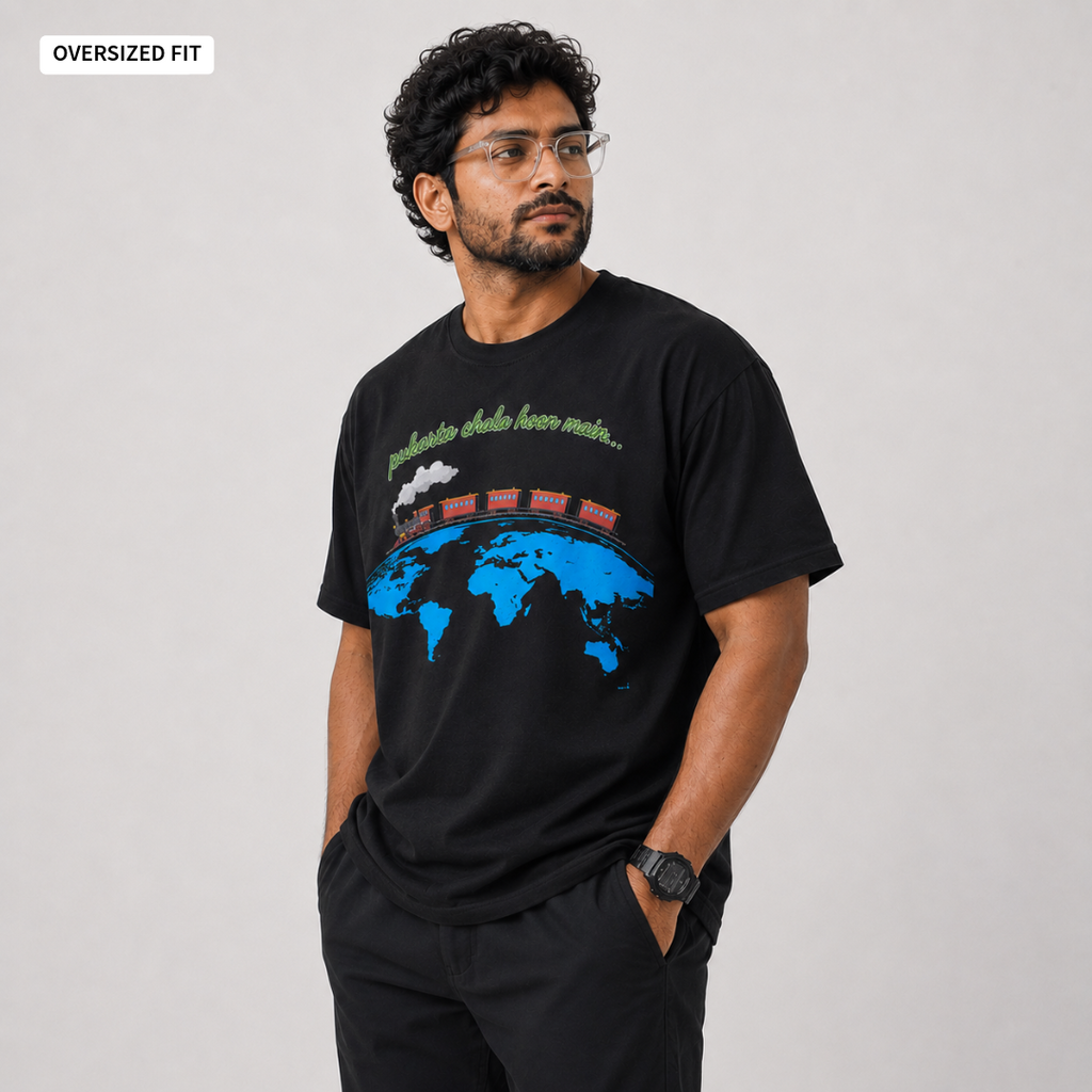 Railways - Oversized Tee | Unisex Fit