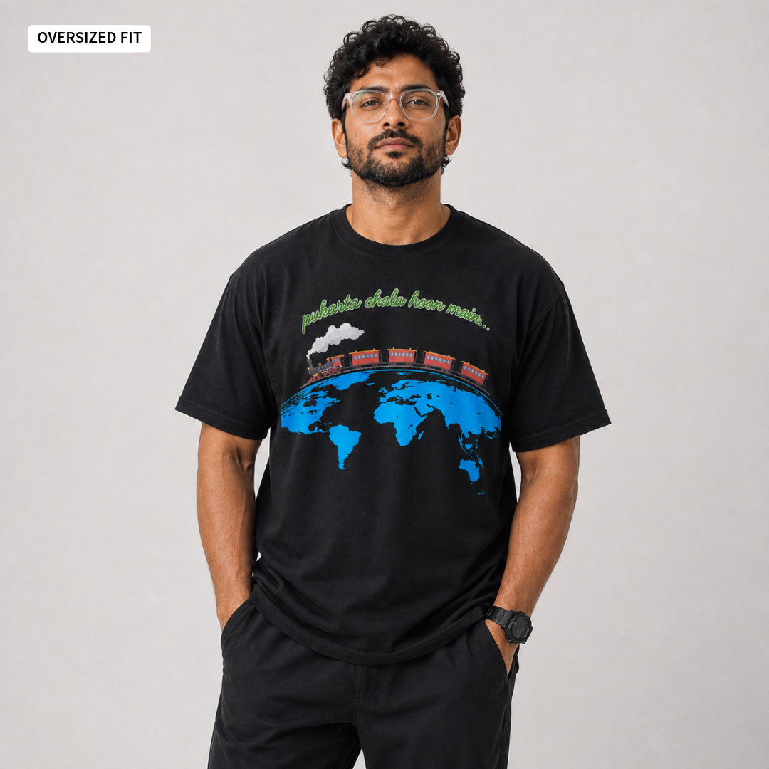 Railways - Oversized Tee | Unisex Fit