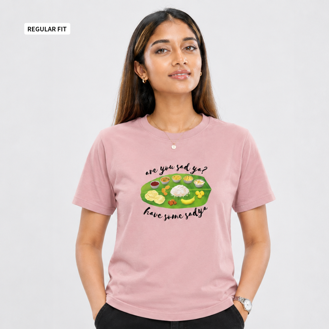 SadYa - Round Neck Tee | Unisex Fit