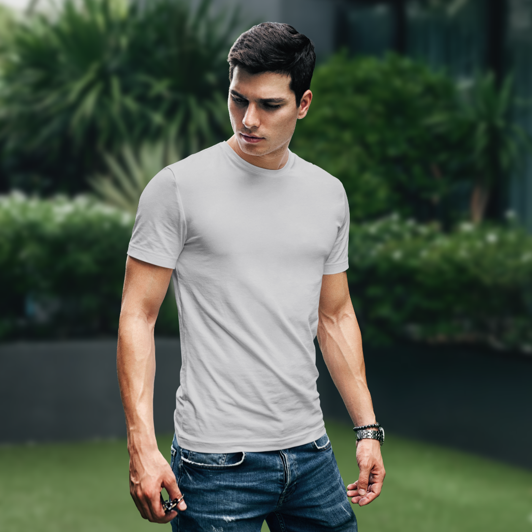 The All-Rounder - Round Neck Tee | Unisex Fit | Light Solids