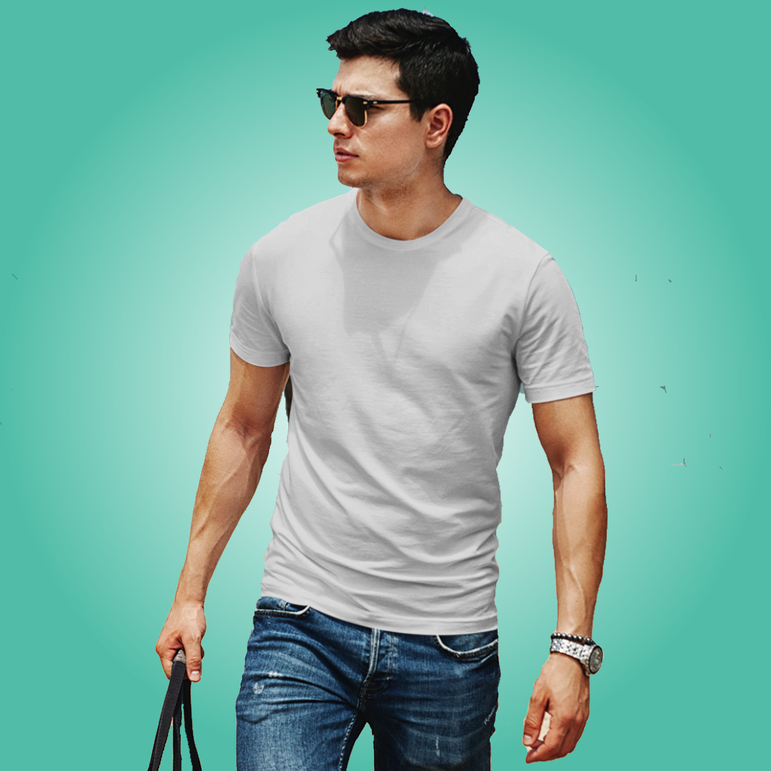 The All-Rounder - Round Neck Tee | Unisex Fit | Light Solids