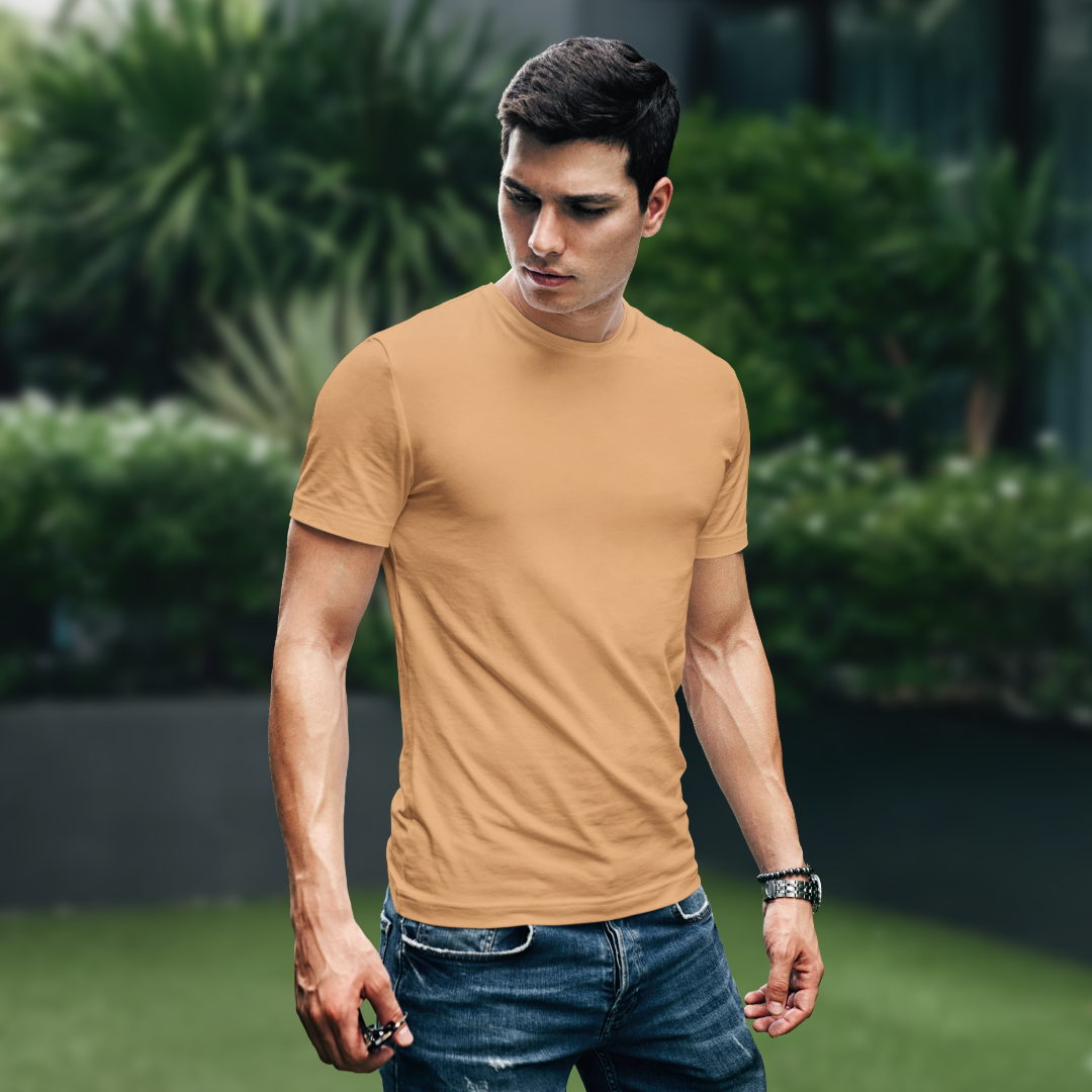 The All-Rounder - Round Neck Tee | Unisex Fit | Light Solids