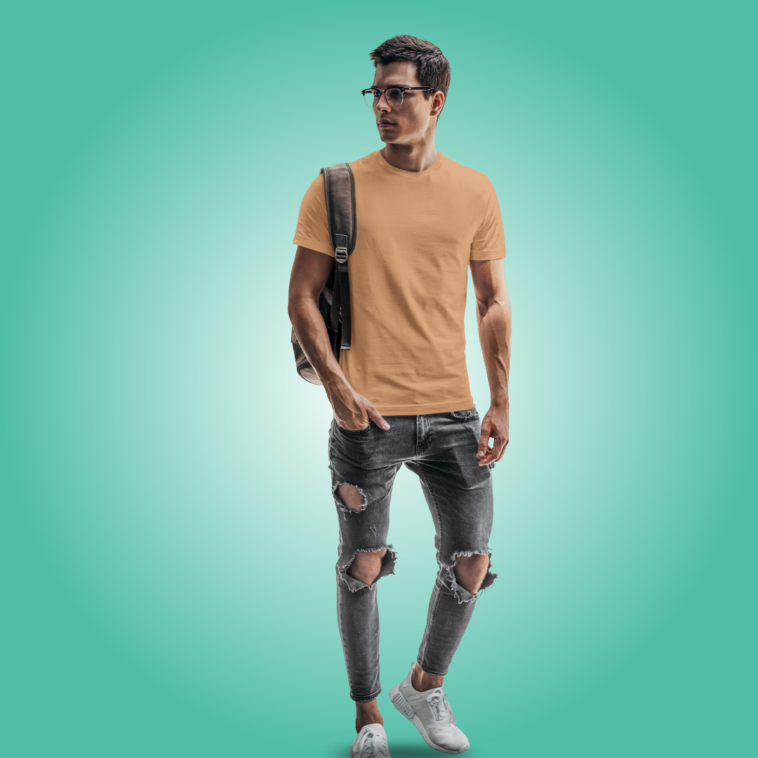 The All-Rounder - Round Neck Tee | Unisex Fit | Light Solids