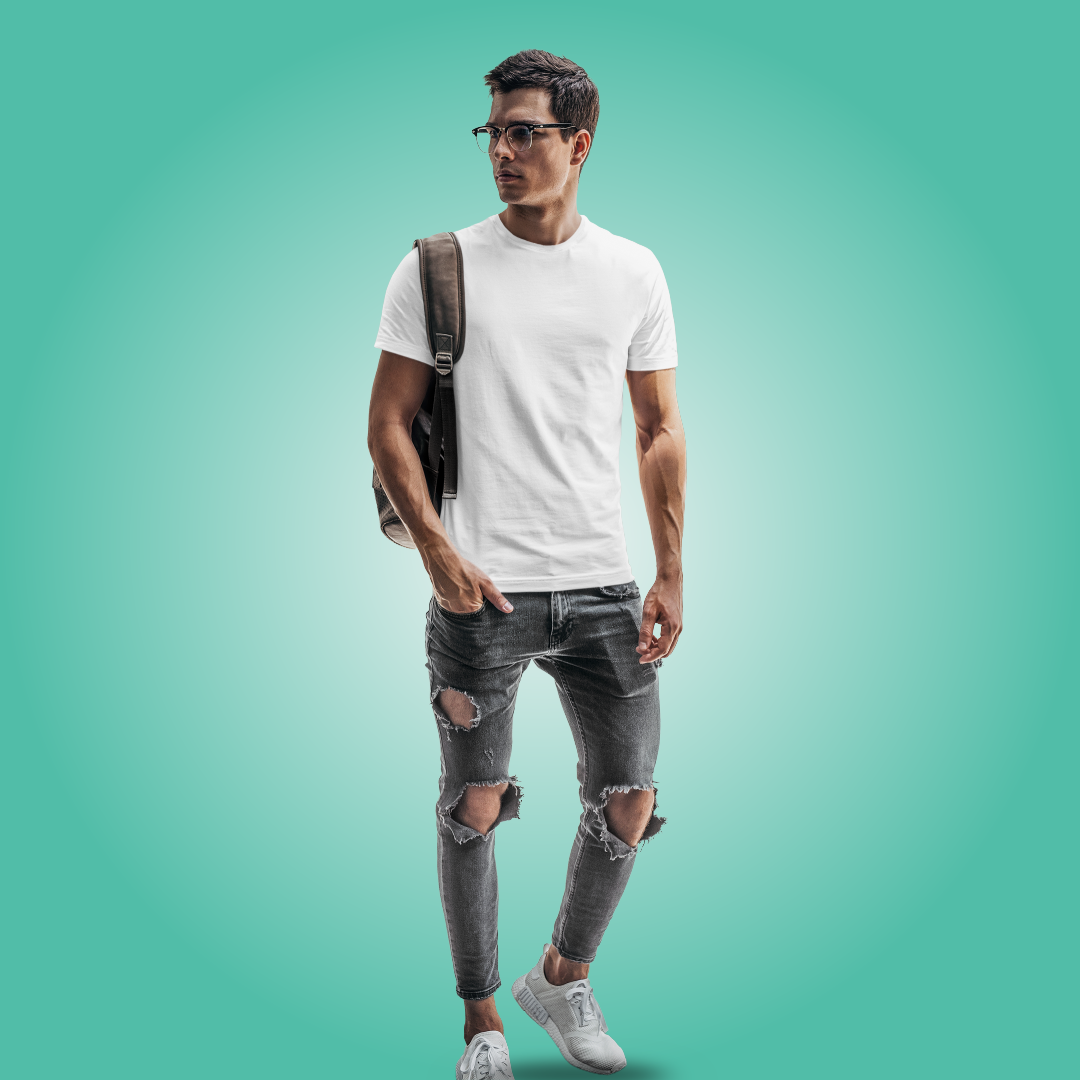 The All-Rounder - Round Neck Tee | Unisex Fit | Light Solids