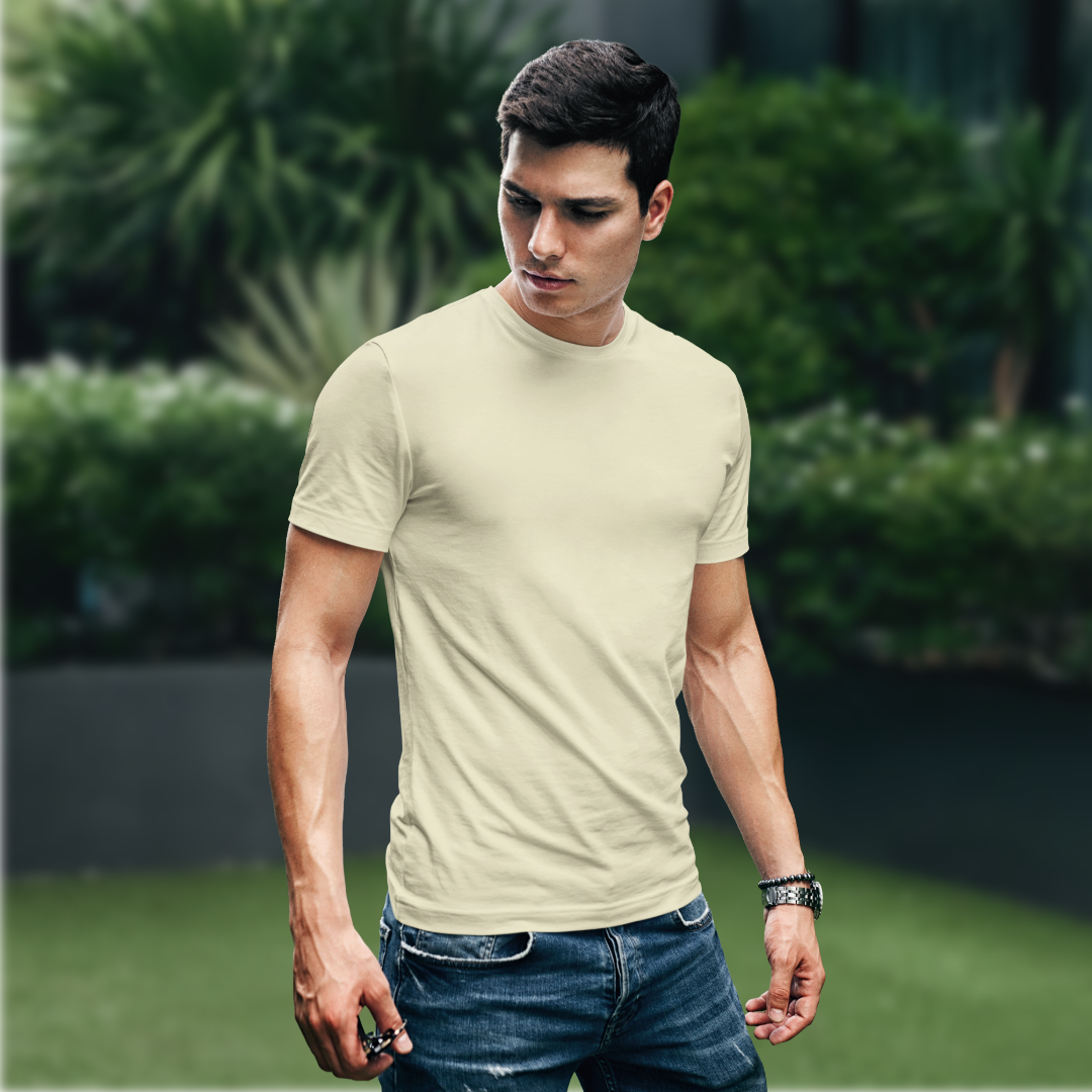 The All-Rounder - Round Neck Tee | Unisex Fit | Light Solids