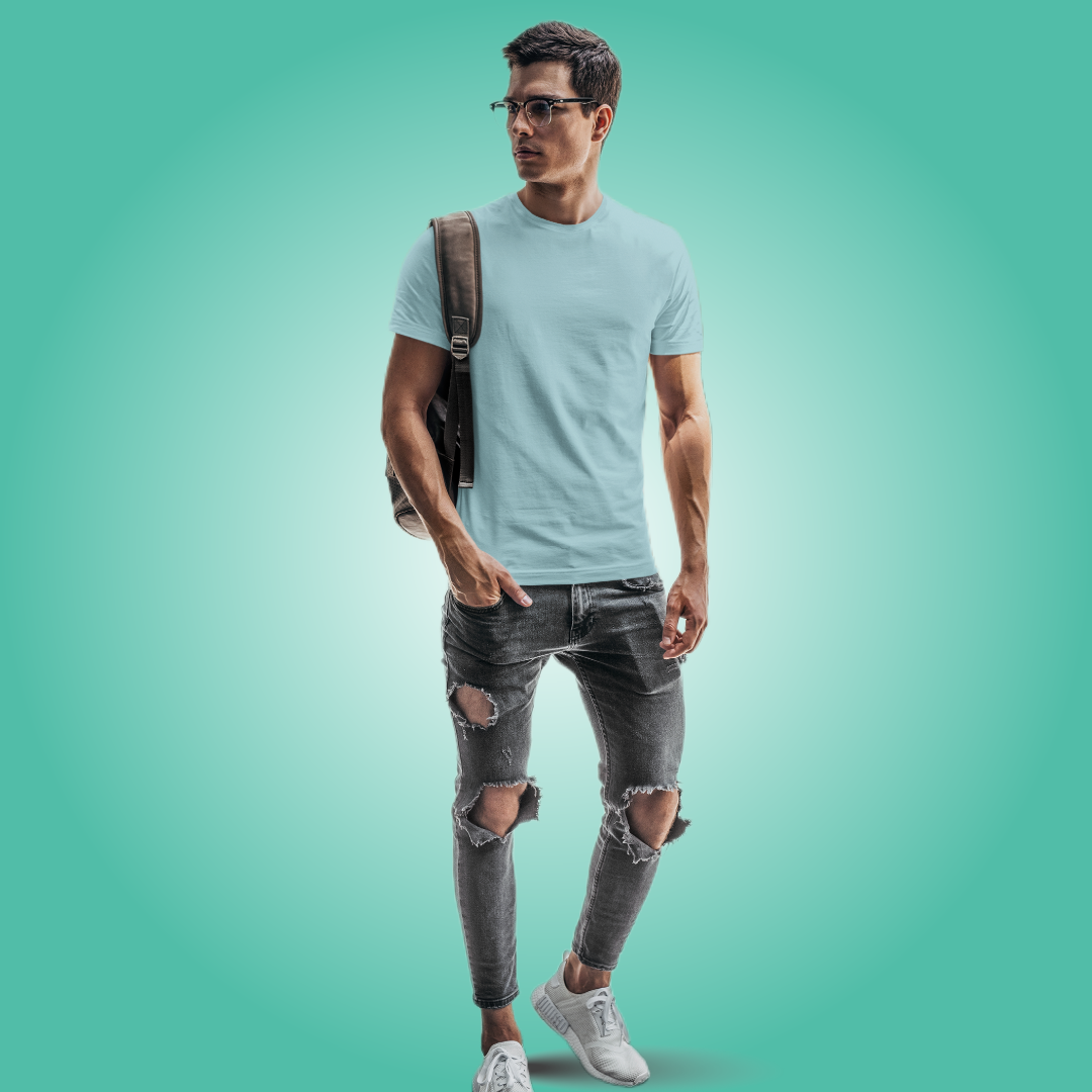 The All-Rounder - Round Neck Tee | Unisex Fit | Light Solids