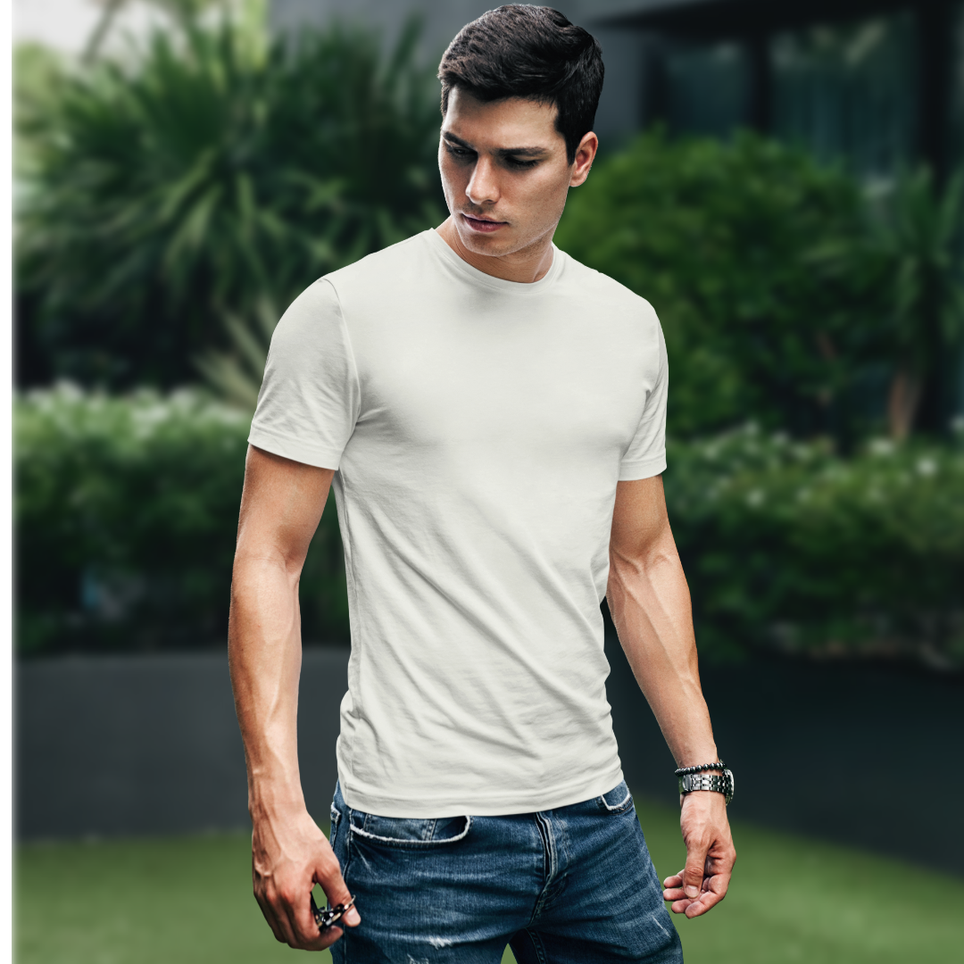 The All-Rounder - Round Neck Tee | Unisex Fit | Light Solids