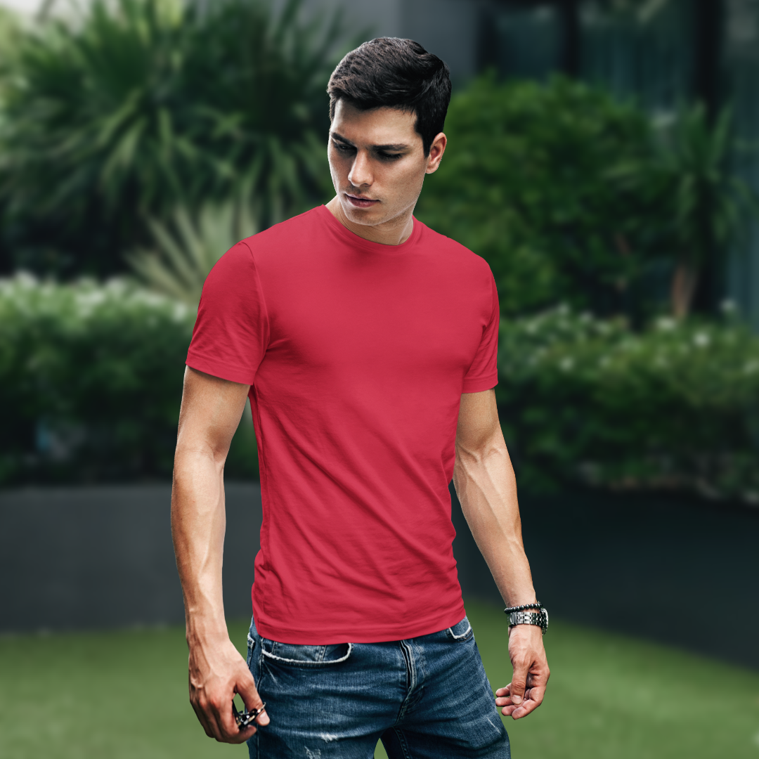 The All-Rounder - Round Neck Tee | Unisex Fit | Light Solids