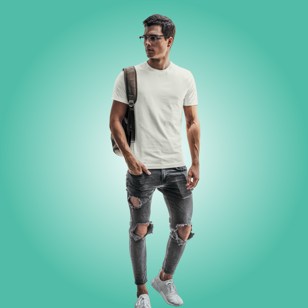 The All-Rounder - Round Neck Tee | Unisex Fit | Light Solids