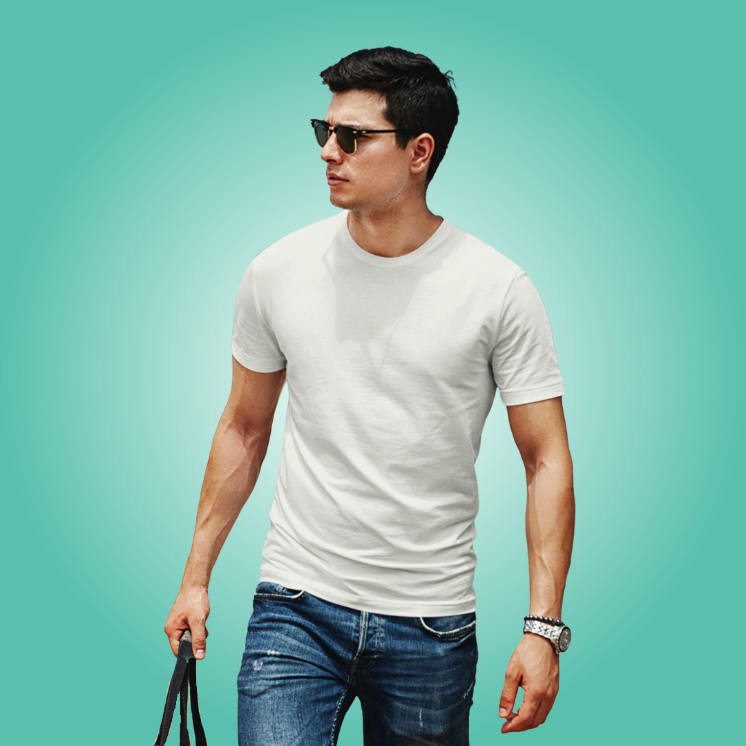 The All-Rounder - Round Neck Tee | Unisex Fit | Light Solids