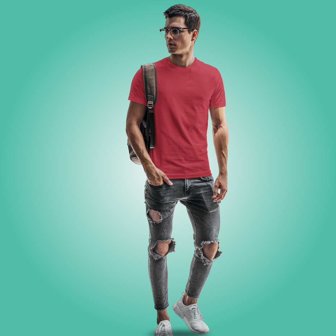 The All-Rounder - Round Neck Tee | Unisex Fit | Light Solids