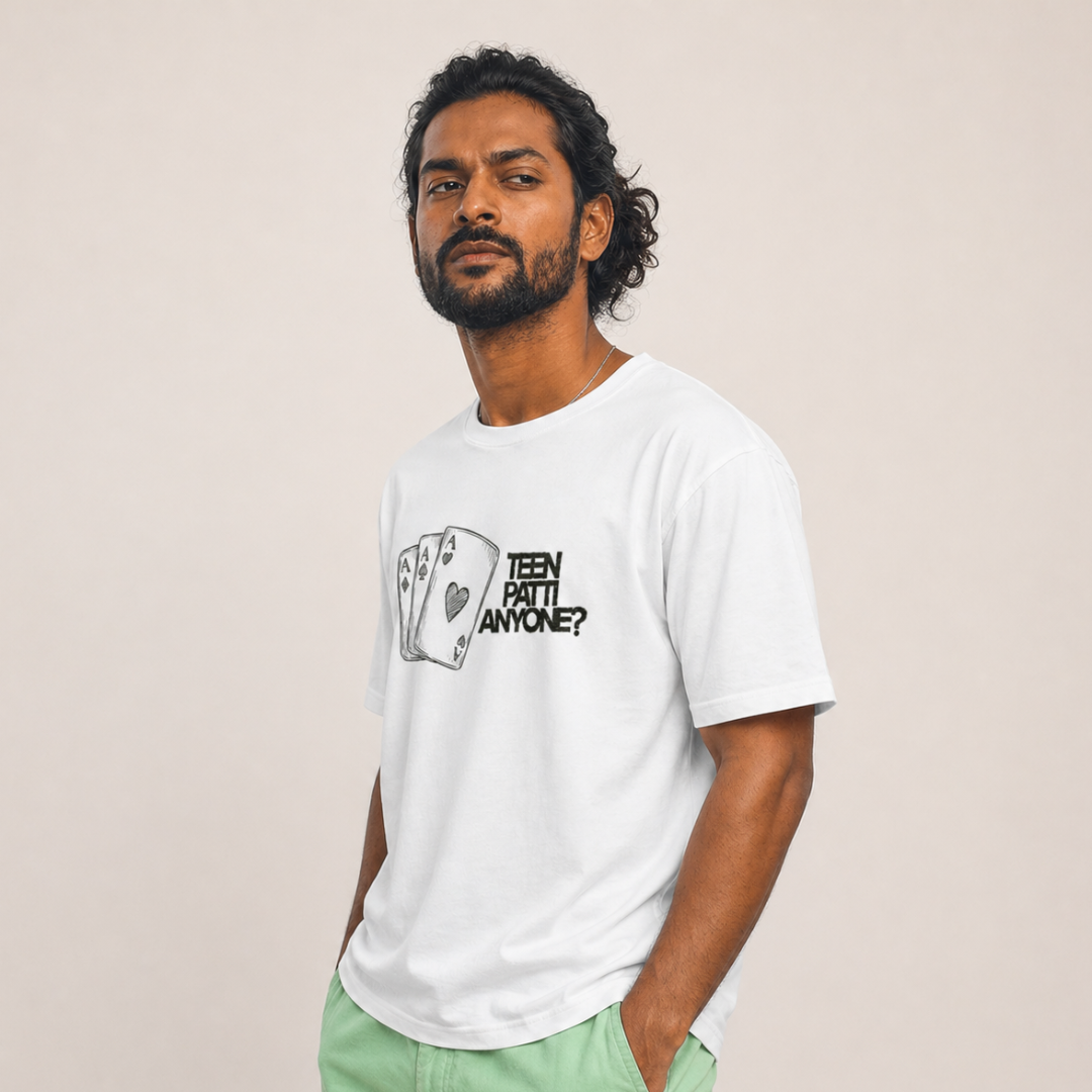 Teen Patti - Oversized Tee | Unisex Fit