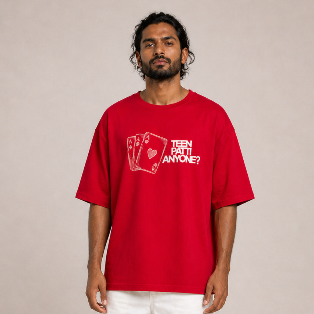 Teen Patti - Oversized Tee | Unisex Fit
