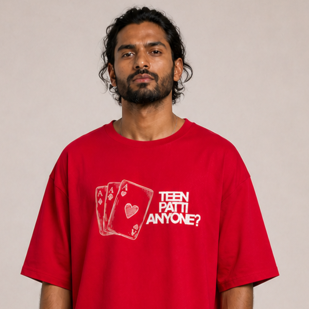 Teen Patti - Oversized Tee | Unisex Fit