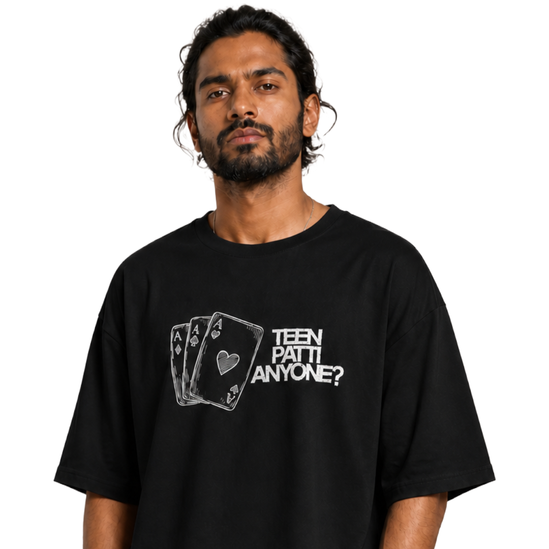 Teen Patti - Oversized Tee | Unisex Fit