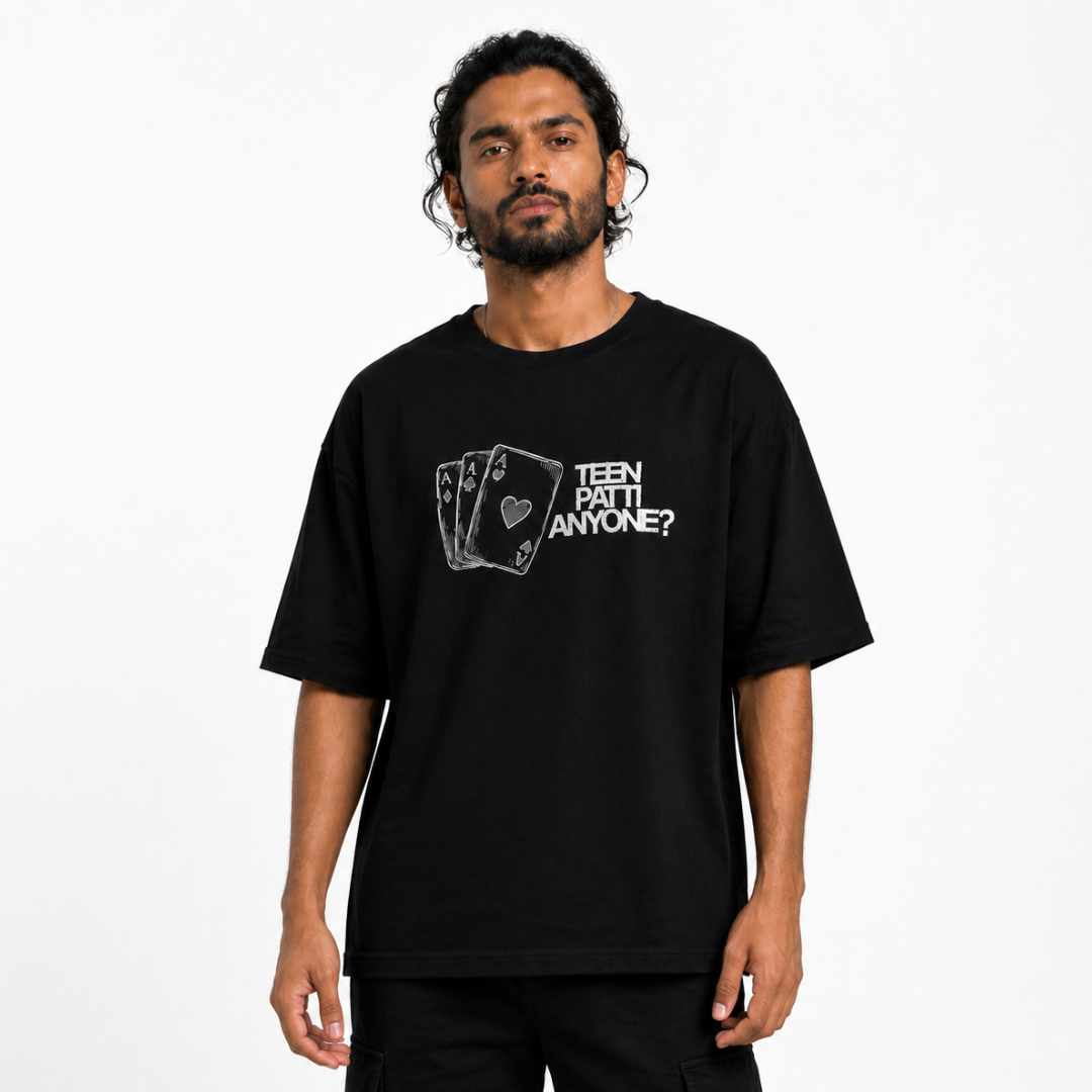 Teen Patti - Oversized Tee | Unisex Fit