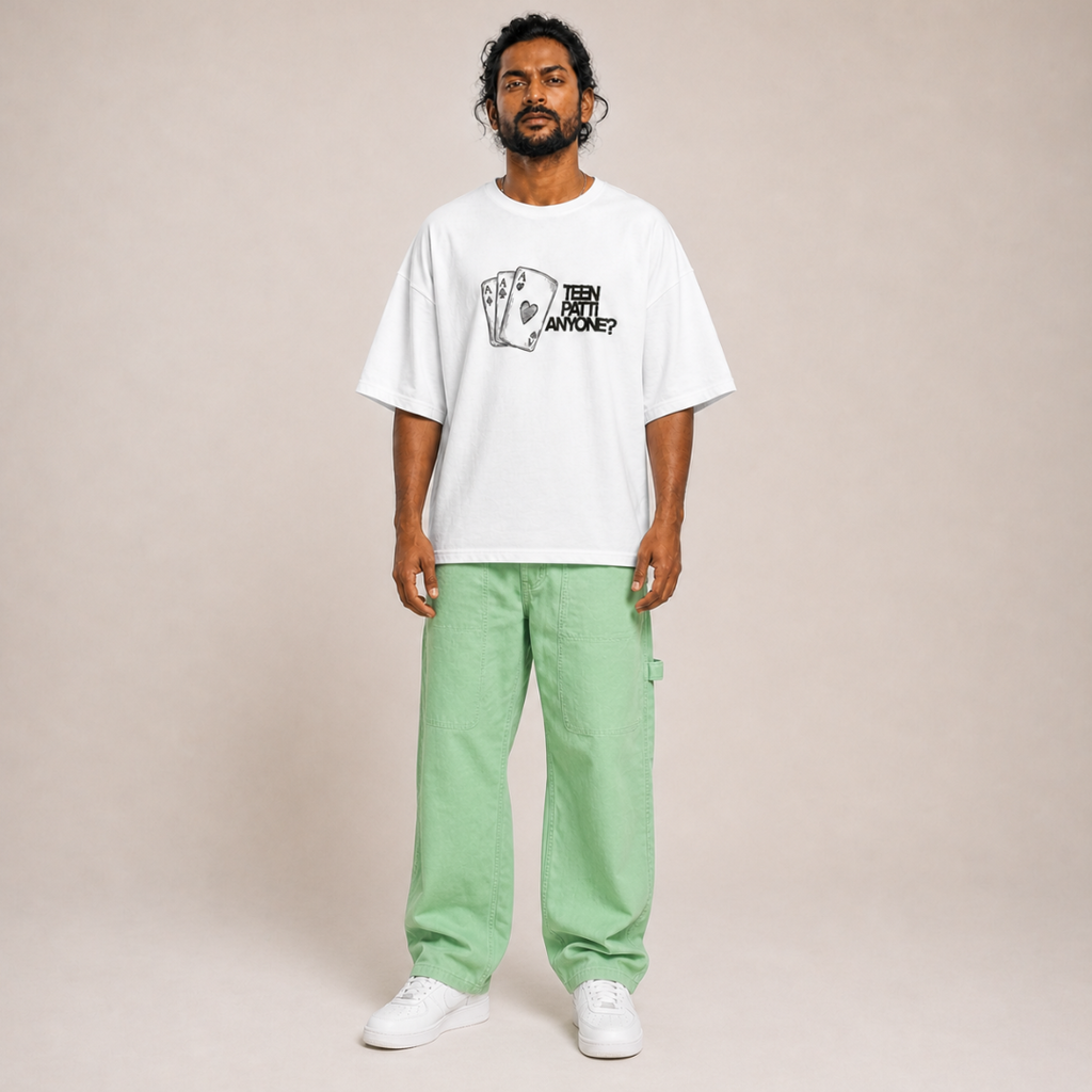 Teen Patti - Oversized Tee | Unisex Fit