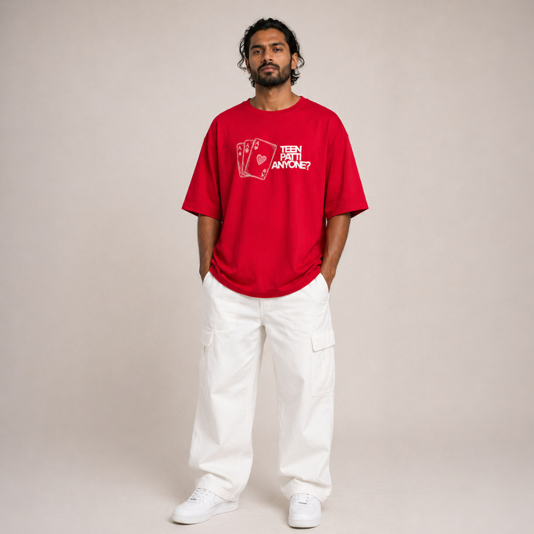 Teen Patti - Oversized Tee | Unisex Fit